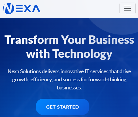 Nexa Solutions Limited Website